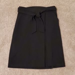 Tie Front Pencil Skirt